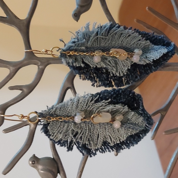 hand-made Jewelry - Beautiful Handmade Earrings - Blue